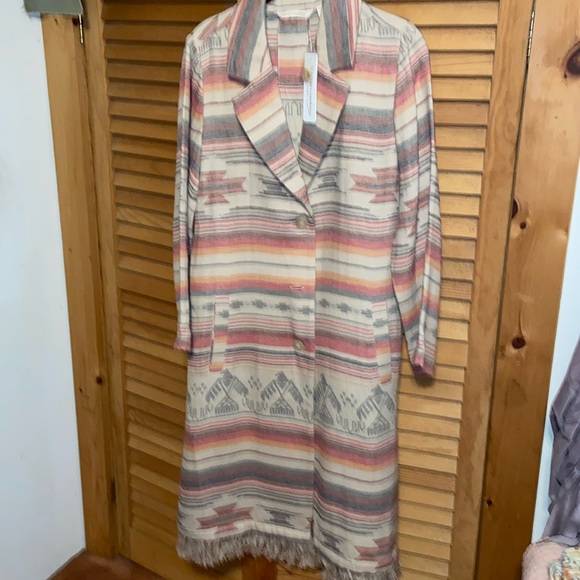 BLANKET COAT (LIGHTWEIGHT) BY SOFT SURROUNDINGS PXS (2-4) - Picture 1 of 6